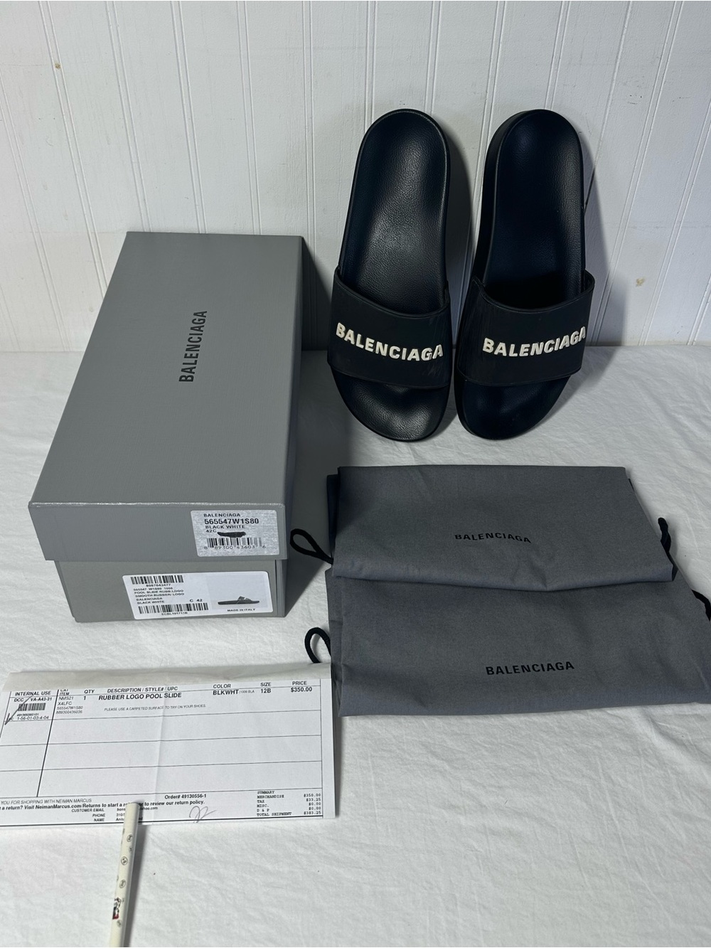 Balenciaga Pool Slides